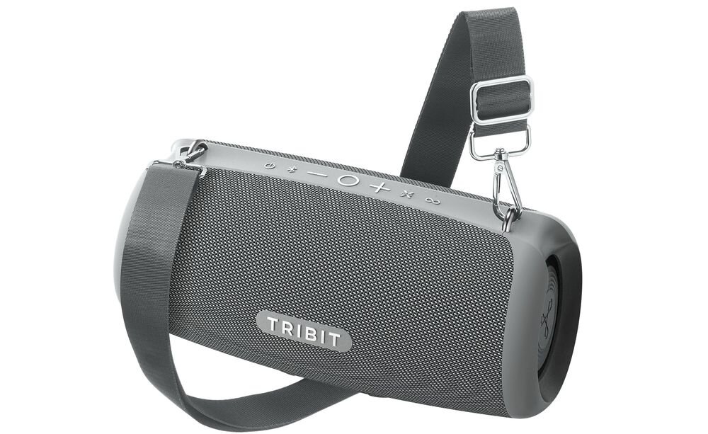 TRIBIT StormBox Lava BTS51 głośnik Bluetooth z automatycznym wyłączaniem, wejściem AUX 3,5 mm i portami USB-A oraz USB-C, głośnik na białym tle