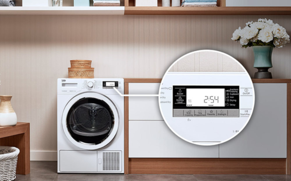 Suszarka BEKO DH8444RXM - Wyświetlacz LCD