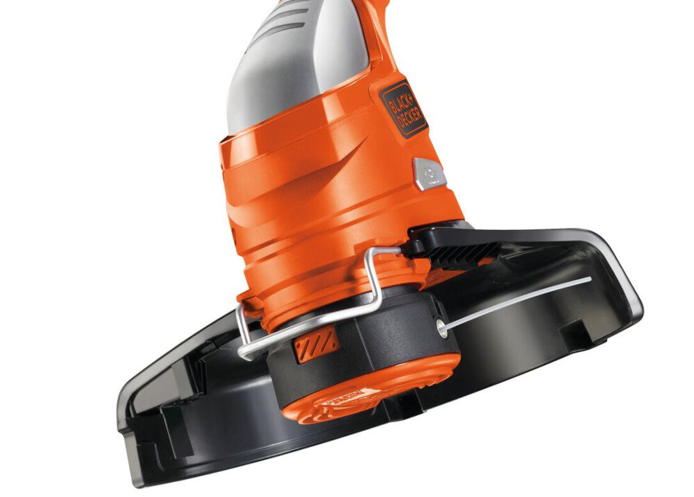 Podkaszarka akumulatorowa BLACK&DECKER GLC1823L20 głowica tnąca z automatycznym systemem 1-stronnego wysuwu żyłki średnica żyłki 1,5 mm szerokość cięcia 23 cm prędkość robocza żyłki do 7400 obr./min
