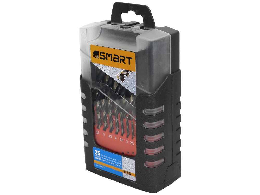Zestaw wierteł SMART SM-11-KPL13 (13 elementów) skrzynka z tworzywa sztucznego