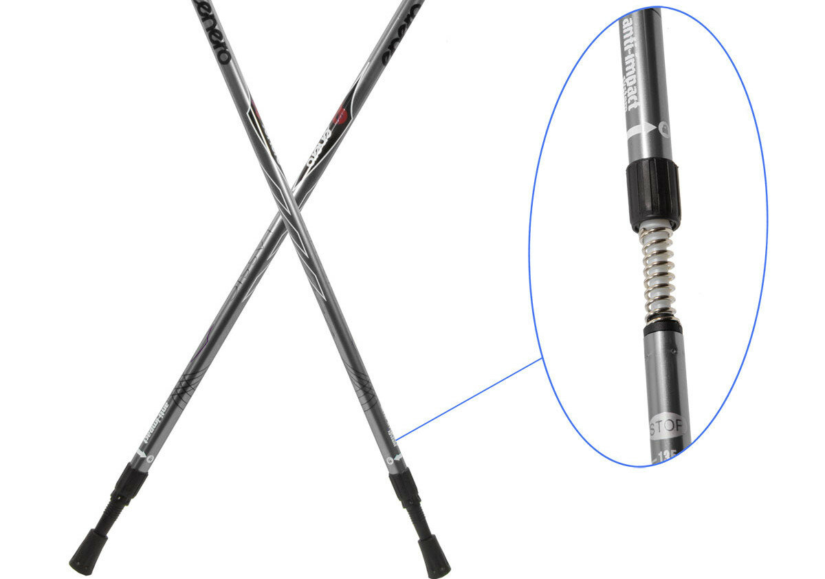 Kijki do nordic walking ENERO Classic anti impact tłumienie drgan