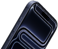 Smartfon z widocznym ekranem i przyciskami bocznymi. Obudowa ma ciemny kolor z metalicznym wykończeniem.