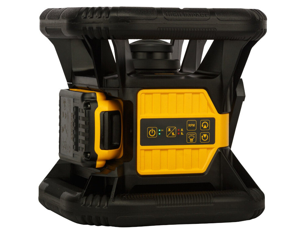 Zestaw pomiarowy DEWALT DCK374D1R-QW laser rotacyjny DEWALT DCE074D1R dokladnosc pomiaru w zakresie +/- 3,0 na 30 mm calkowicie automatyczne poziomowanie pomiar w poziomie pionie pionowanie w gore