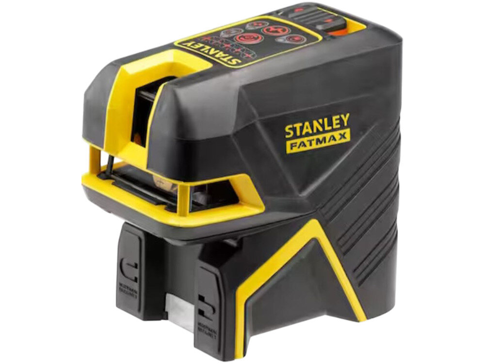 Laser punktowo-krzyżowy STANLEY FMHT1-77415, wahadło, transport, blokada, skosy, Laser punktowo-krzyżowy Stanley Fatmax w obudowie odpornej na uderzenia.