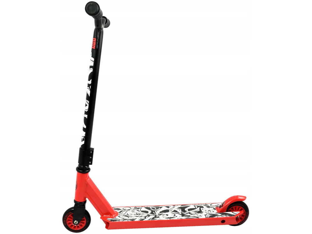 Hulajnoga wyczynowa PB Stunt Katana Czerwono-czarny do ekstremalnych wyzwan solidna konstrukcja do wykonywania trikow i skokow z wysokiej jakosci stali i aluminium