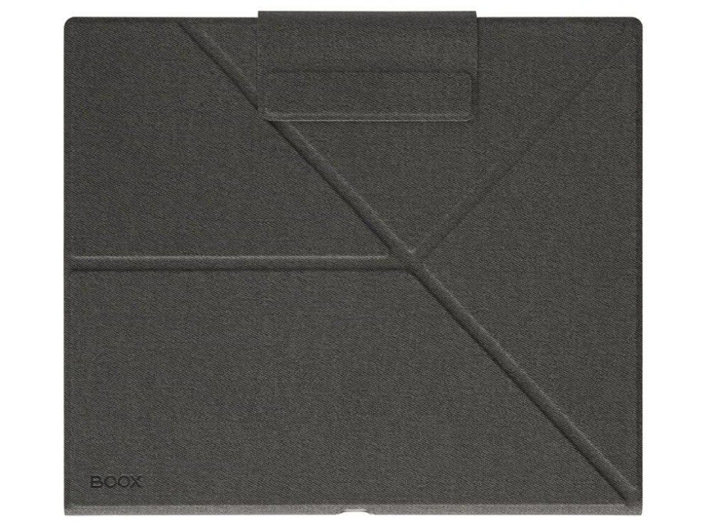 Etui na Onyx Boox Note Air 5 C/6 C ONYX Zamknięte etui widoczne od góry z zagięciami na okładce i dołączonym zapięciem magnetycznym na górnej krawędzi