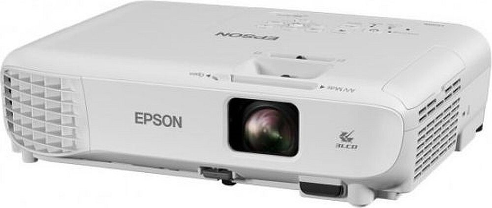 Projektor EPSON EB-X05 obraz rozdzielczość jasność pilot waga głośnik złącza