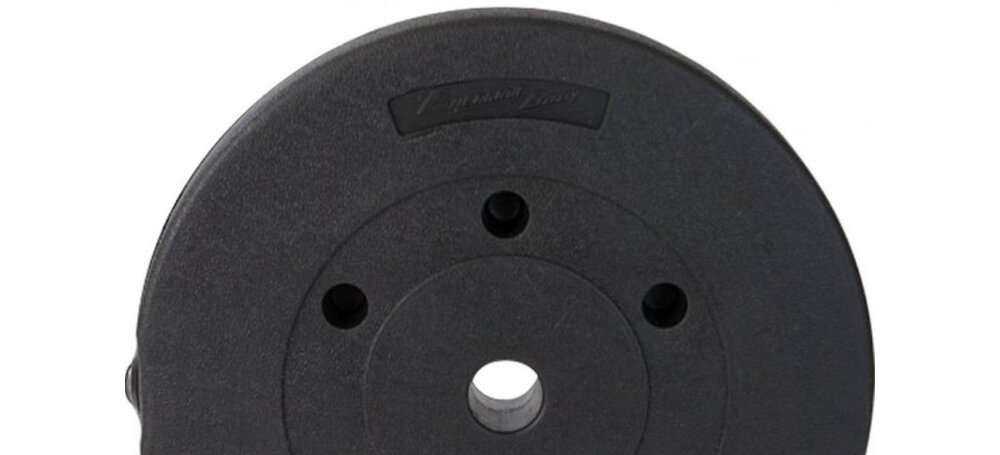 Obciążenie EB FIT 30 mm (15 kg) dla mężczyzn dla kobiet do ćwiczeń ogólnorozwojowych rehabilitacyjnych średnica otworu 26,5 mm