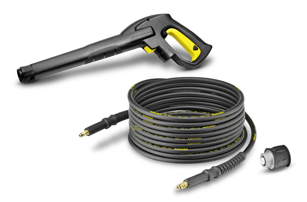 KARCHER-2.643-910.0 wąż ciśnieniowy pistolet ergonomiczny adapter instrukcja obsługi karta gwarancyjna