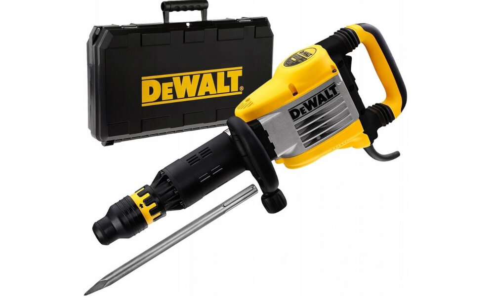 Mlot udarowy DEWALT D25951K wyposazenie zestaw akcesoria komplet walizka dluto dodatkowy uchwyt