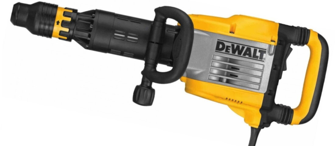 Mlot udarowy DEWALT D25951K wygodna budowa wyglad design eegonomiczny liniowy ksztalt