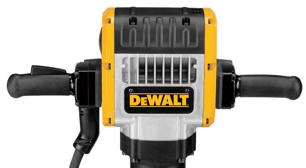 Młot wyburzeniowy DEWALT D25981 podwieszany system uchwytow pochlania odbicia wspolpracuje z systemem AVC wibracje na poziomie 4,8 m/s2