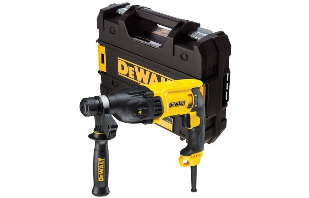 Mlotowiertarka DEWALT D25133K precyzyjne sterowanie predkoscia obrotowa innowacyjny system uszczelniania ochrona przed rpzenikaniem pylu do wewnatrz mechanizmu dluga zywotnosc