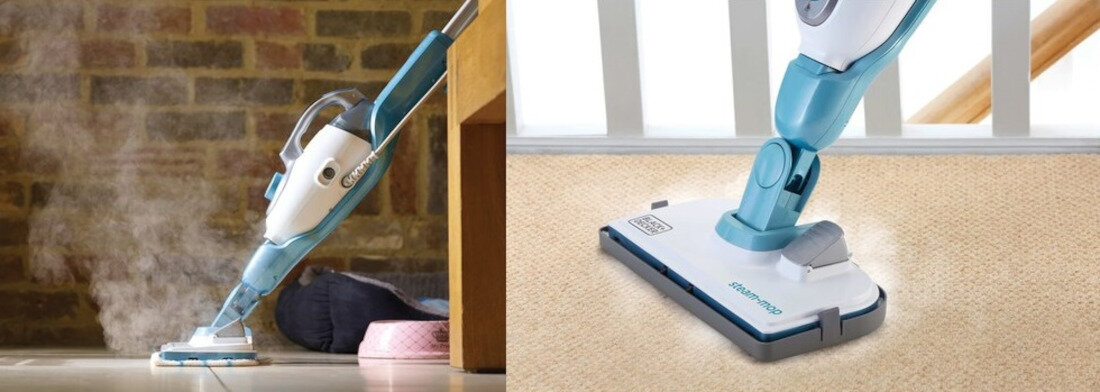 Mop parowy BLACK & DECKER FSMH13101SM skuteczny