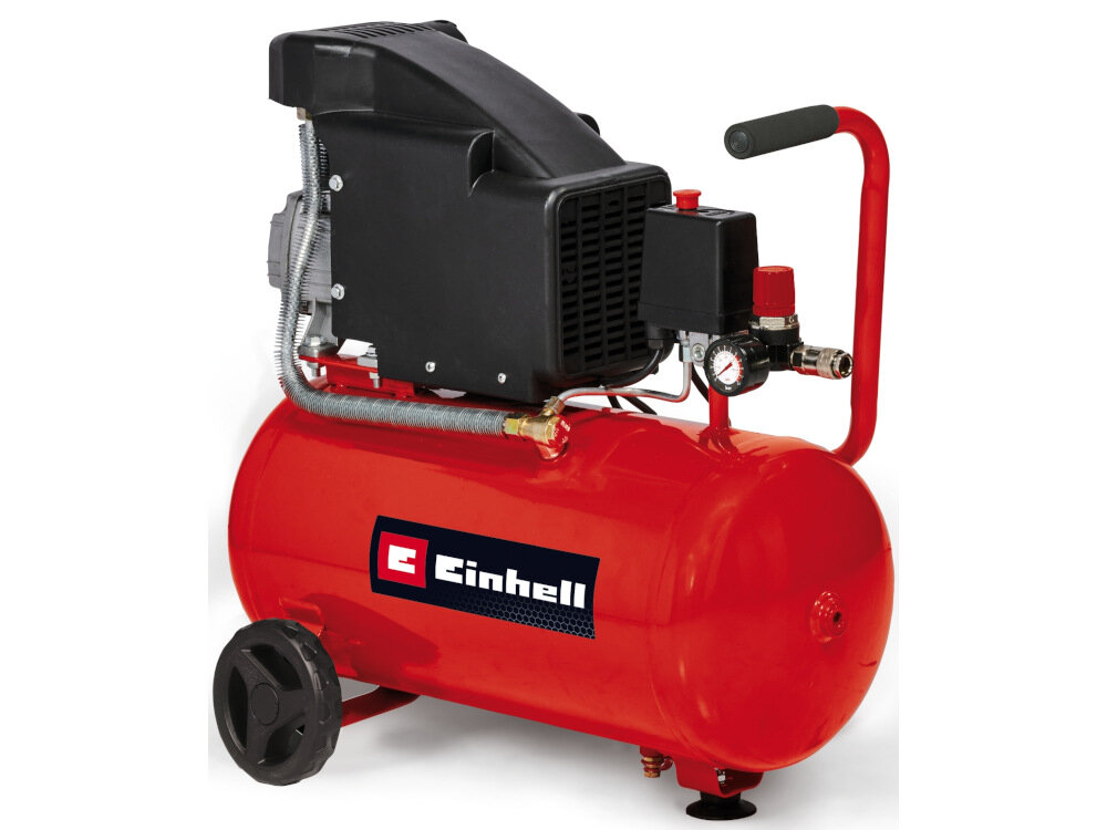 Kompresor EINHELL TC-AC 190-24-8 moc ciagla 1100 W cisnienie robocze do 8 barow sprezone powietrze