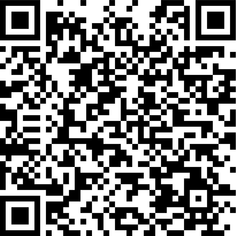 Czarno-biały kod QR na białym tle.