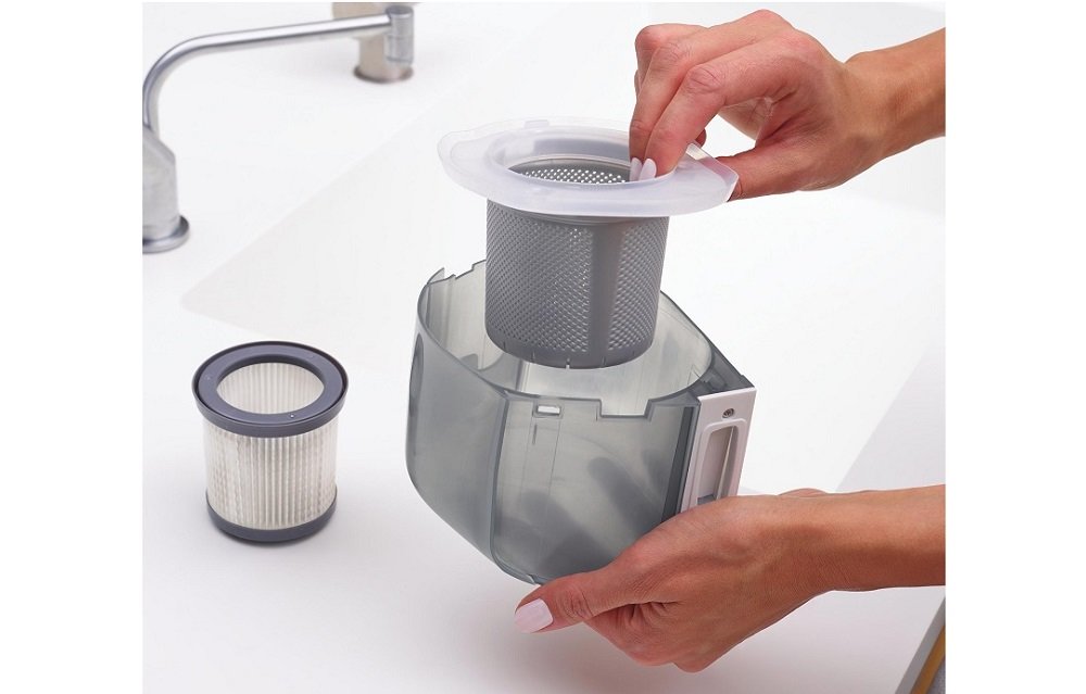 Odkurzacz-ręczny-BLACK-&-DECKER-DVJ325BFS potrójny filtr, większa skuteczność