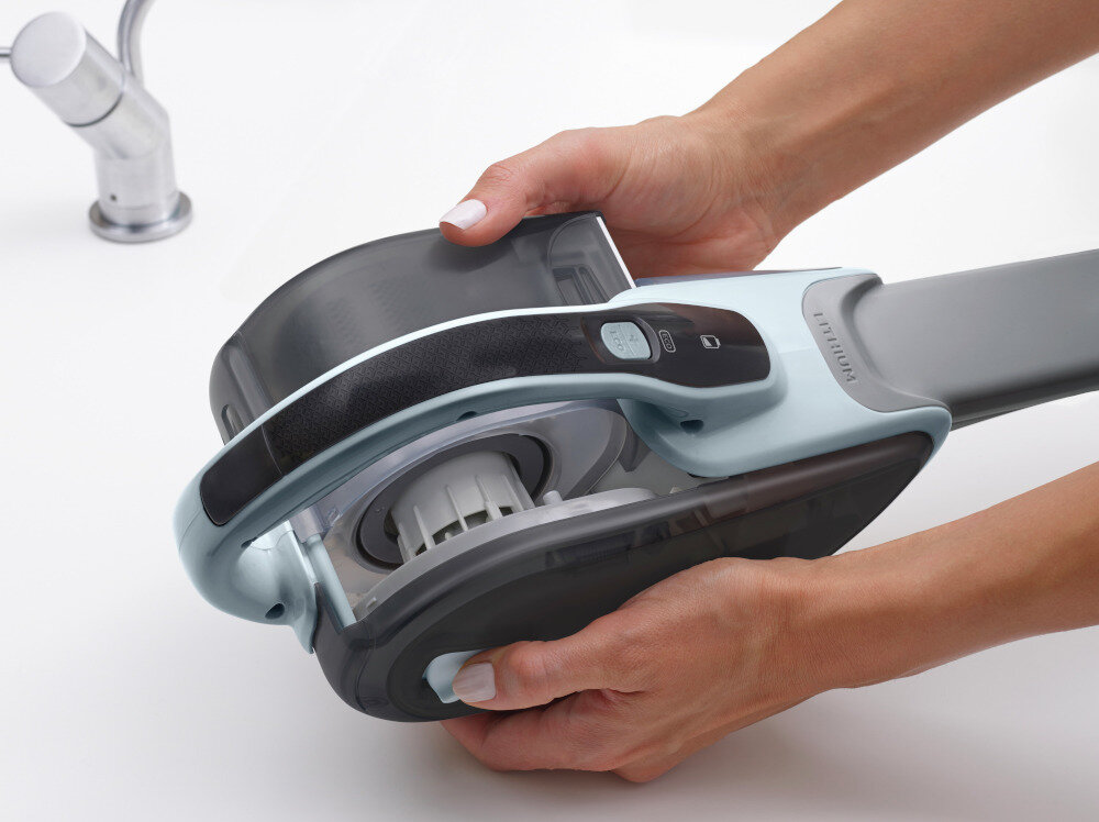 Odkurzacz ręczny BLACK & DECKER DVJ325J zbiornik pojemnosc oproznianie