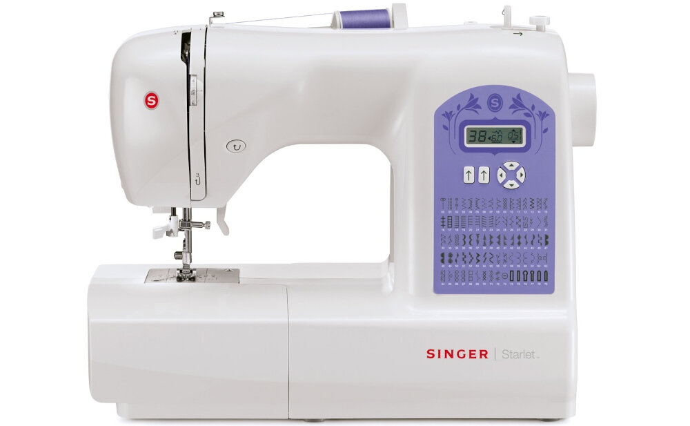 Maszyna do szycia SINGER 6680 prosta obsluga panel sterujacy LCD wygoda komfort