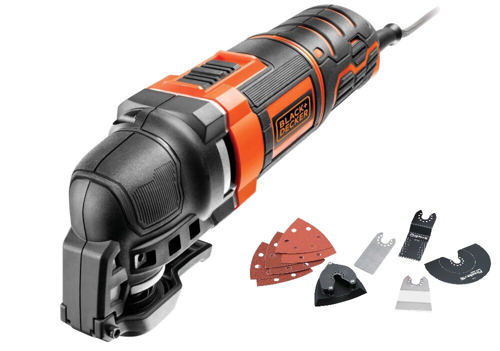 Narzędzie wielofunkcyjne BLACK & DECKER MT300KA-QS smukła konstrukcja antypoślizgowa powierzchnia