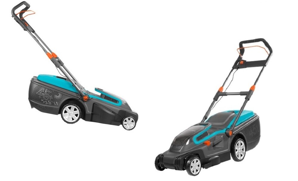 Kosiarka akumulatorowa GARDENA PowerMax Li-40-37 kosz pojemność 45 litrów cyrkulacja powietrza idealne położenie kosza