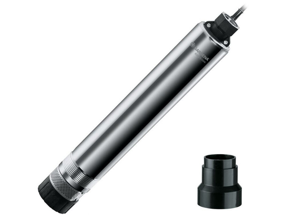 Pompa GARDENA Premium 14922 do studni głębinowych pompowanie wody czystej z głębokości do 20 metrów obudowa ze stali nierdzewnej