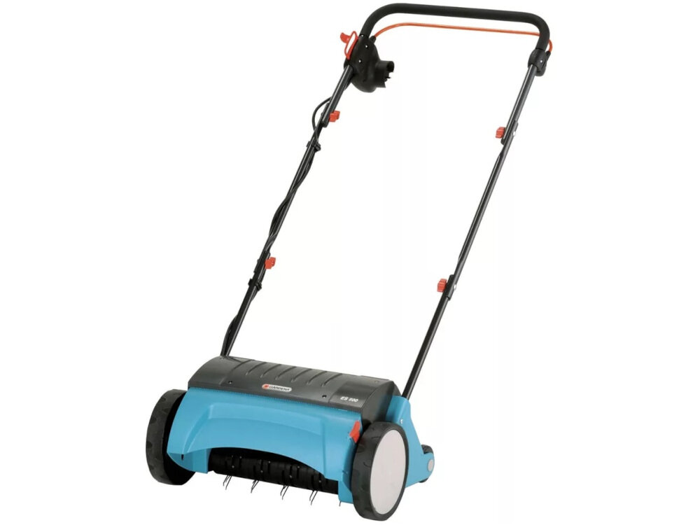 Wertykulator elektryczny GARDENA ES 500 poprawa gospodarki wodno-powietrznej gleby uniwersalne urządzenie pobudzi trawnik do rozkwitu znakomite rezultaty