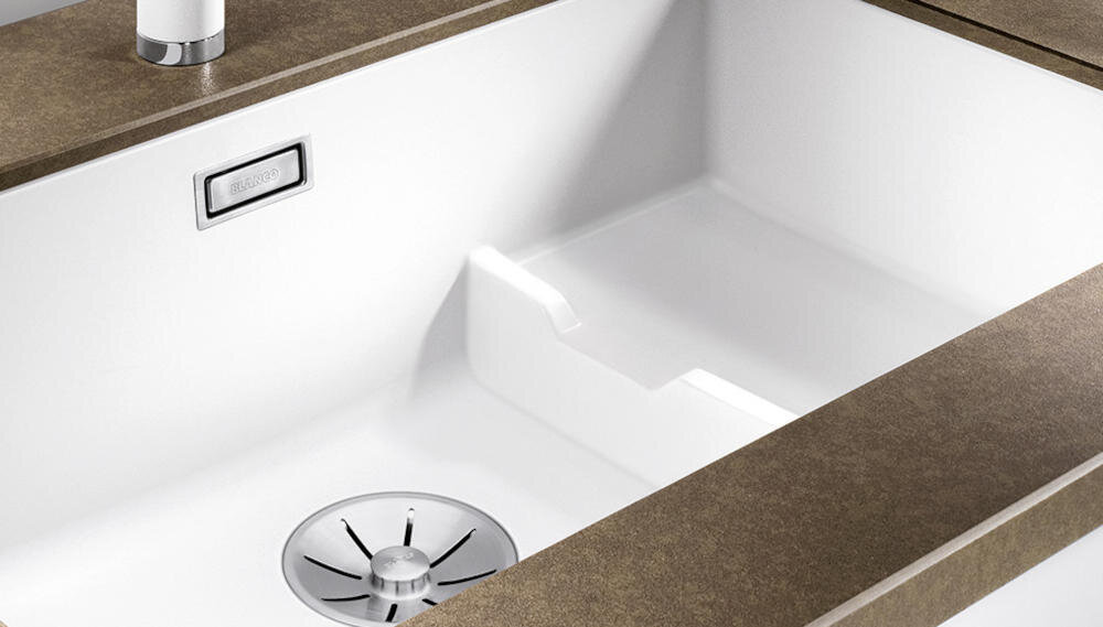 BLANCO zlewozmywak wbudowany montaż blat kuchenny otwór ceramika łatwe czyszczenie
