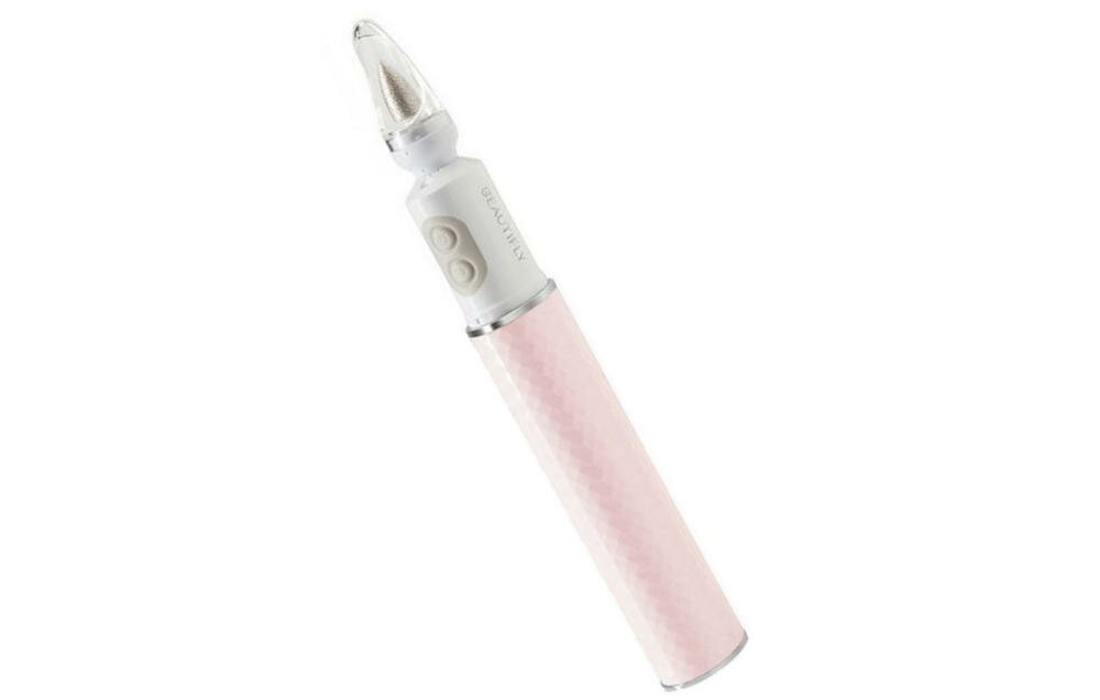 BEAUTIFLY-MJ-1611-R pielęgnacja paznokcie łatwe użycie lampka ledowa końcówki szlifierskie polerskie manicure kruche twarde paznokcie baterie