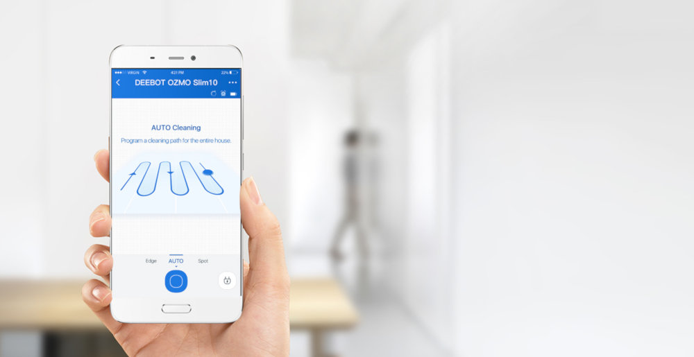 Odkurzacz ECOVACS Deebot Ozmo Slim10 APLIKACJE