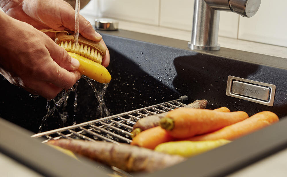 BLANCO zlewozmywak przestrzeń funkcjonalność szyny