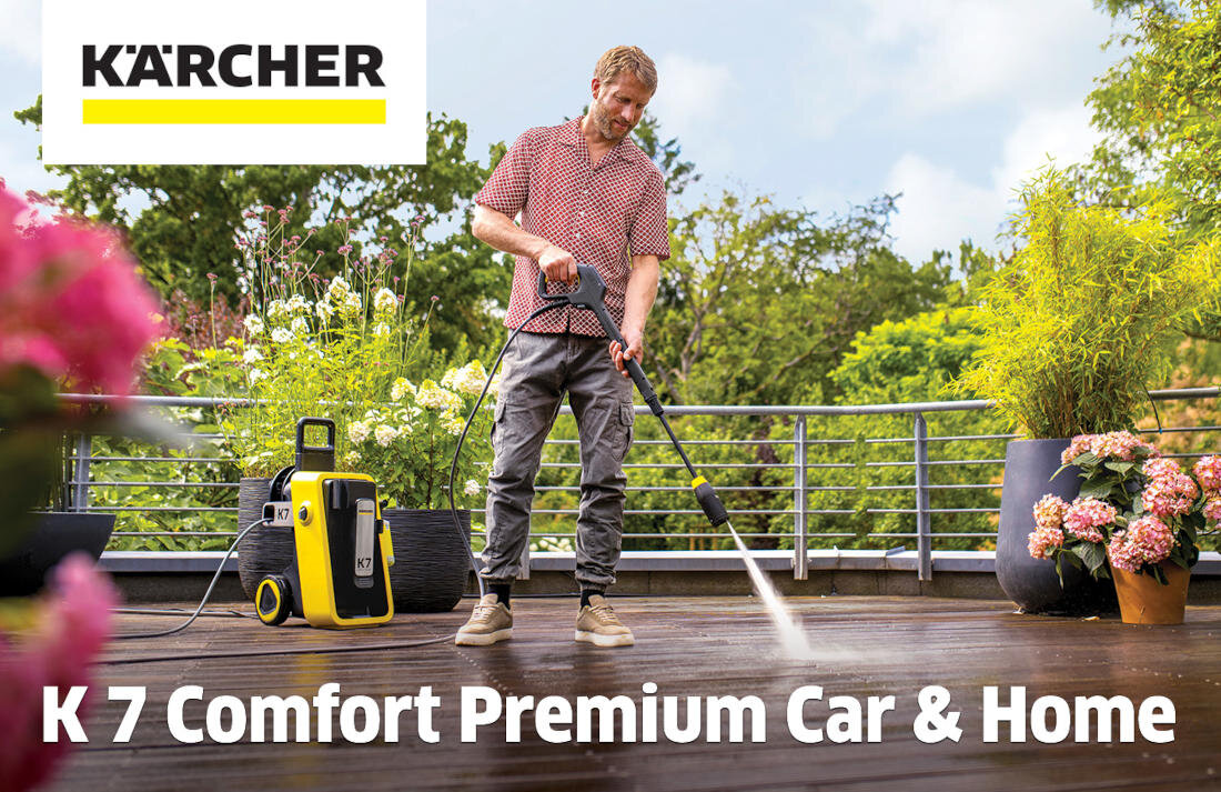 Myjka ciśnieniowa KARCHER K7 Comfort Premium Car & Home 1.317-507.0 wizualizacja design wygląd prezentacja Wszechstronne czyszczenie