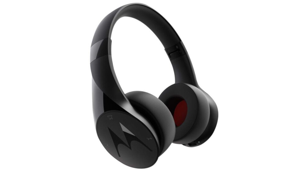 Słuchawki nauszne MOTOROLA Pulse Escape Biały widok ogólny skos