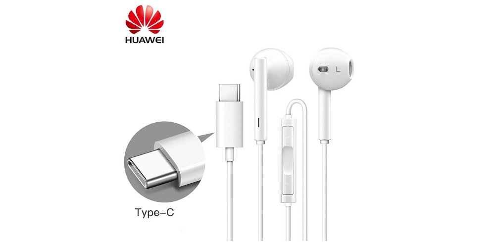 Słuchawki douszne HUAWEI CM33 Bialy widok ogólny