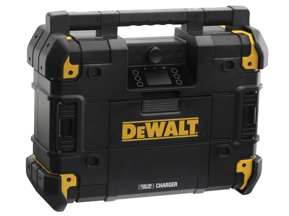 Radio budowlane DEWALT DWST1-81078-QW zasilanie akumulatorowe dlugi czas pracy do 8 godzin