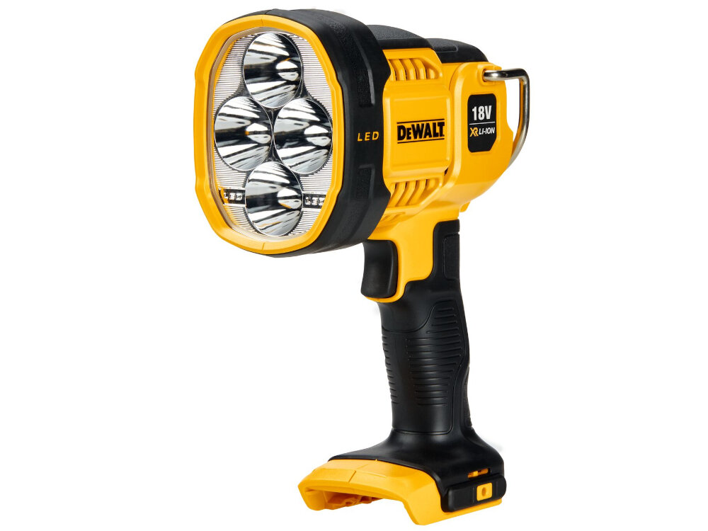 Latarka DEWALT DCL043-XJ moce swiatlo dlugi zasieg dlugi czas pracy do roznorodnych zastosowan ergonomiczny design wygodna obsluga solidna konstrukcja odpornosc na warunki zewnetrzne