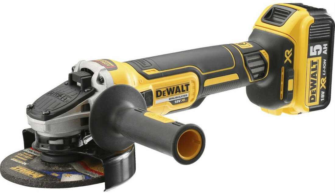 Szlifierka katowa DEWALT DCG405P2 sprzeglo elektroniczne siatkowe oslony  kontrola 