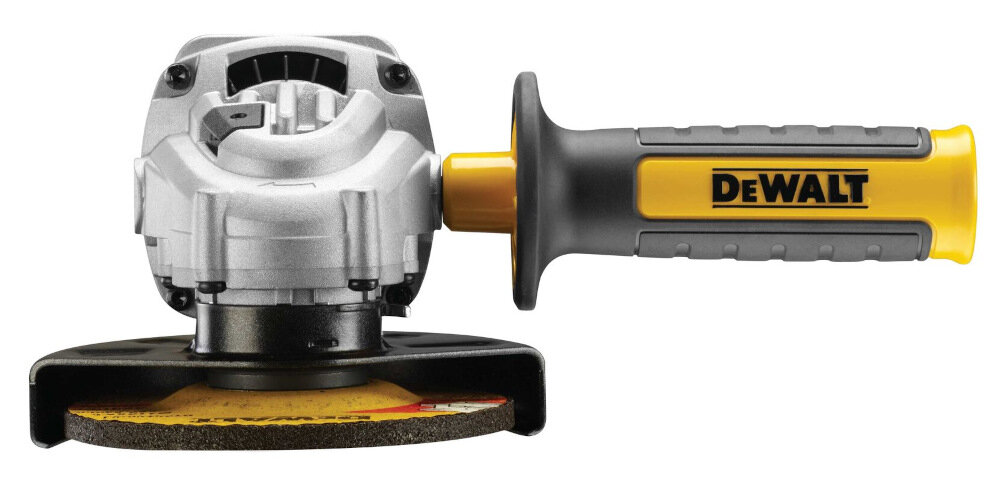 Szlifierka kątowa DEWALT DWE4559 system wyrzutu opilkow powietrze chlodzace uszczelnione przed pylem lozyska