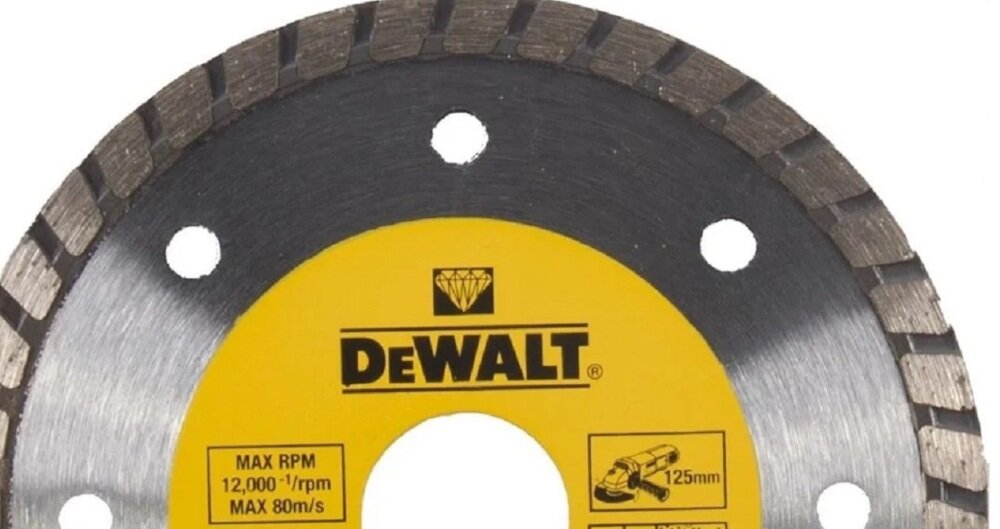 Tarcza DEWALT DT3712 125 mm cienki rzaz wydajny i trwały układ diamentowy 200-krotnie większa żywotność