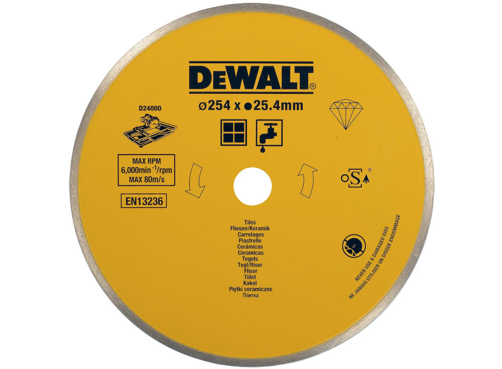 Tarcza do cięcia DEWALT uniwersalna szeroka materiały twarde sztuczne naturalne precyzja cięcie
