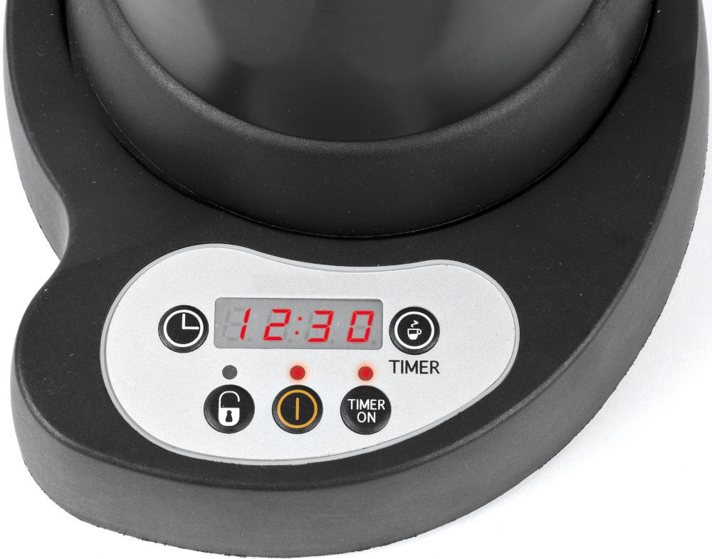Kawiarka G3FERRARI G10045 Czarny 150 ml wbudowany zegar zaprogramowanie parzenia kawy Funkcja automatycznego wyłączania utrzymywanie temperatury czas Komfortowe użytkowanie
