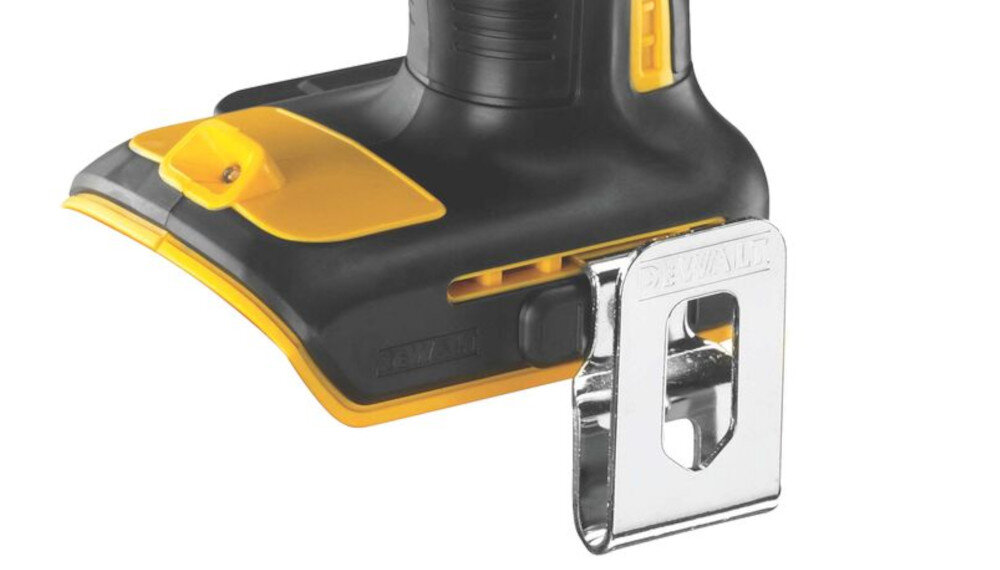 Wiertarko-wkrętarka DEWALT XR DCD937M2 inteligentny włącznik wbudowana lampka LED stalowy zaczep do paska