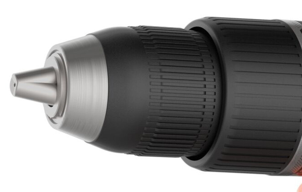 Wiertarko-wkrętarka udarowa BLACK&DECKER BDCDD186K szybkomocujący uchwyt wiertarski