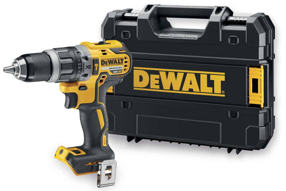 Wiertarko-wkrętarka DEWALT DCD796NT w zestawie uchwyt magnetyczny zaczp do paska walizka transportowa instrukcja obsługi w języku polskim karta gwarancyjna