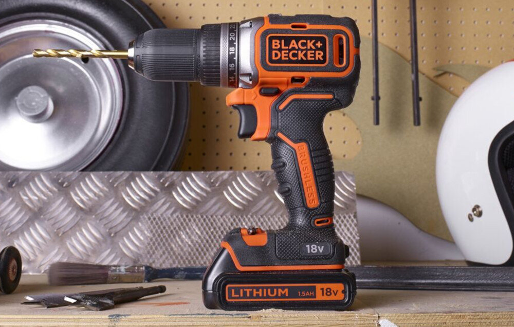 Wiertarko-wkrętarka BLACK&DECKER BL186KB-QW świetne parametry techniczne nowoczesne rozwiązania do pracy w drewnie w tworzywach sztucznych i w metalu dobre osiągi duża ergonomia