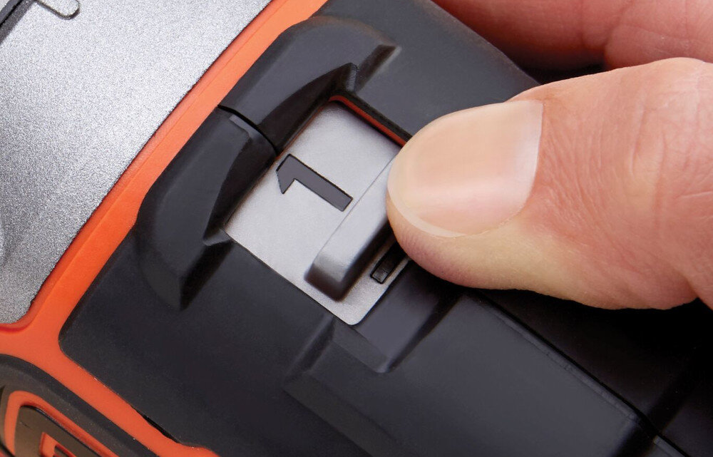 Wiertarko-wkrętarka BLACK&DECKER BL186KB-QW 2-biegowa przekładnia dłuższy czas pracy akumulatora na jednym cyklu ładowania dłuższa żywotność
