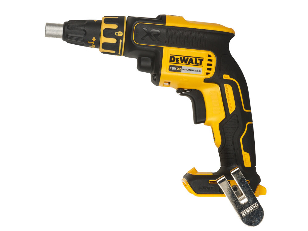 Wkrętarka DEWALT DCF620N-XJ do efktywnego mocowanie wkretow w plytach kartonowo-gipsowych regulacja glebokosci mocowania funkcja zapamietywania ustawien lekka konstrukcja ergonomia