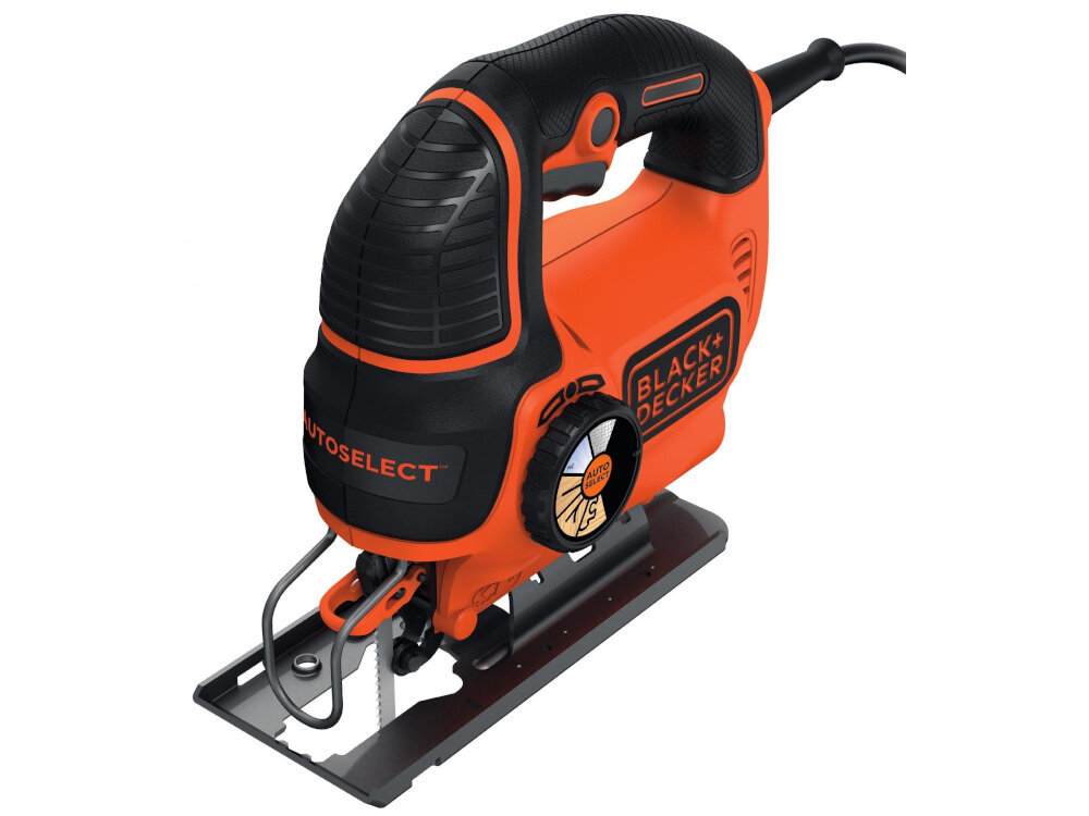 Wyrzynarka BLACK&DECKER KS801SE silnik moc 550 W maksymalna prędkość brzeszczotu do 3000 skok/min długość skoku 19 mm