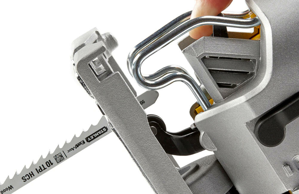 STANLEY-FME340KA wyrzynarka wydmuch powietrze maszyna czysta widoczna linia cięcie precyzyjna praca drewno metal