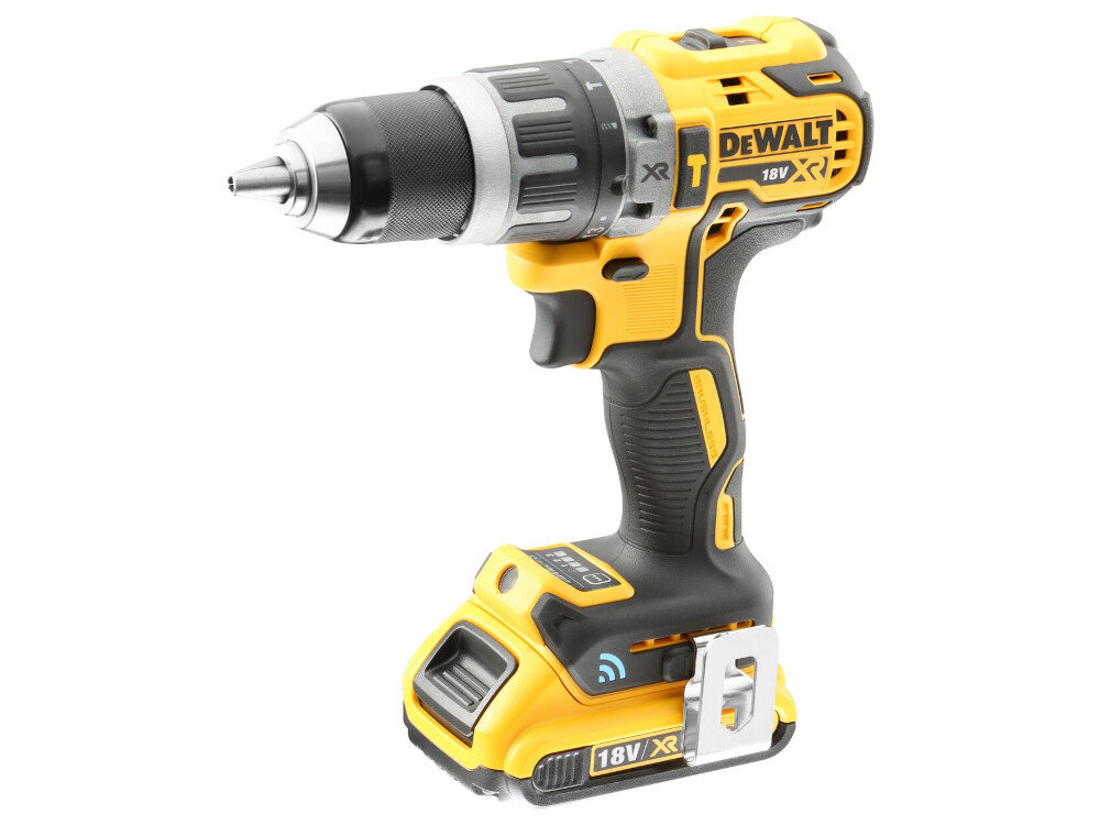 Wiertarko-wkrętarka DEWALT DCD797NT solidne niezawodne do pracy w drewnie stali metalu funkcja udaru